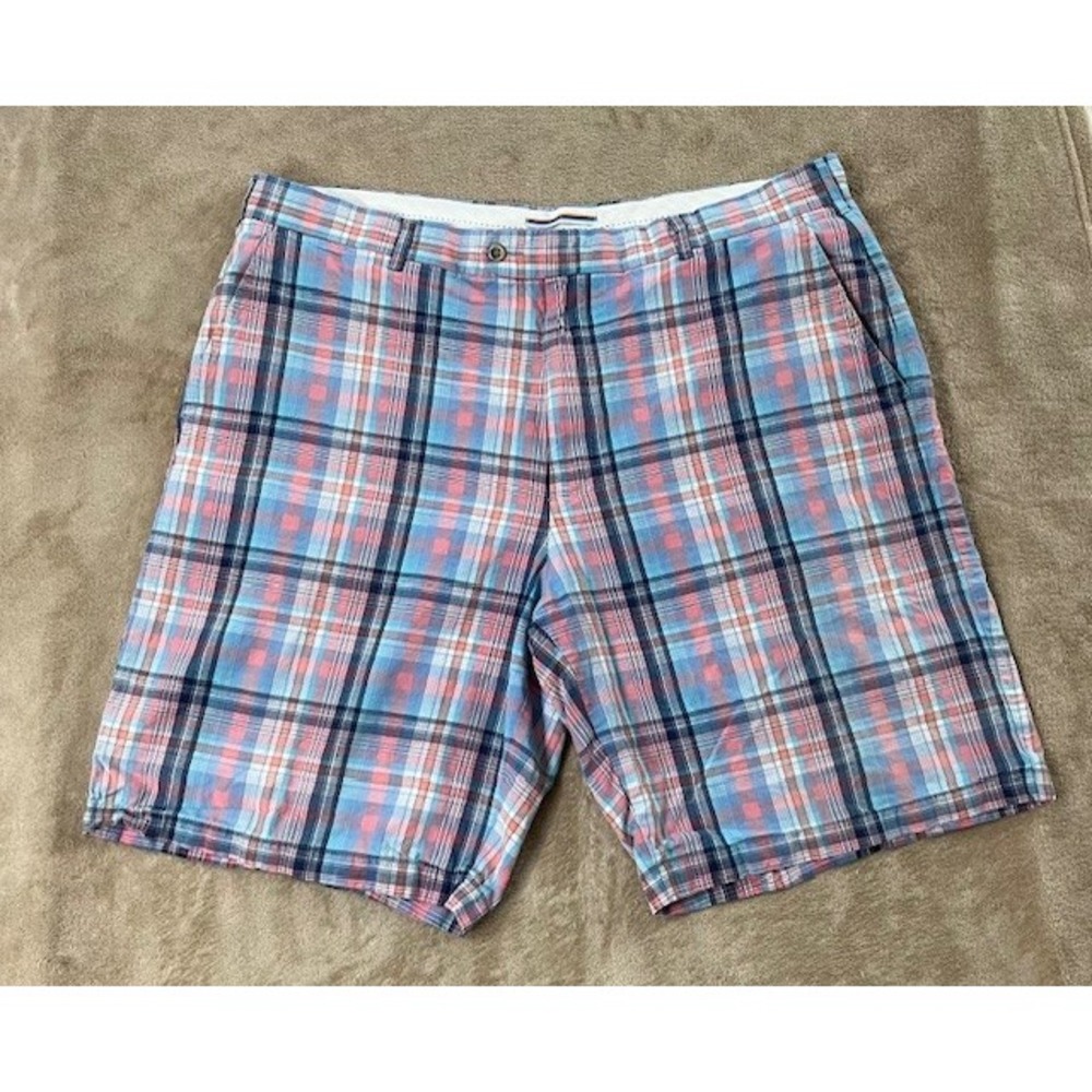 Peter Millar Seaside collection short's size 42R  linen Silk multicolor Golf EUC